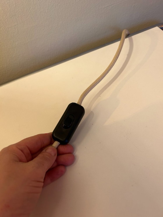 Image 1 of Große Tischlampe aus weißer Keramik, Capodimonte Italien, 1960er