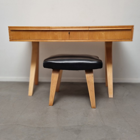 Image 1 of Conjunto de tocador y taburete de Cees Braakman para UMS Pastoe, 1955