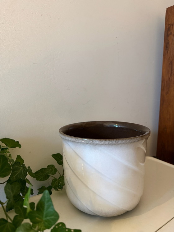 Vaso West Germany Mid Century, Oggetti decorativi, Ceramica, Marrone (foto 3 di 6)