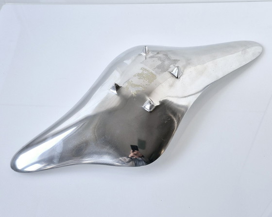 Image 1 of Massieve aluminium schaal, organisch design, bijpassende Anna Eferlund Ikea kaarsenhouder