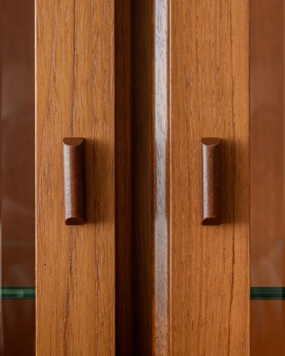 Vitrine arquée Mid Century par Brinkmann, années 1980 – Bois (photo 6 of 20)