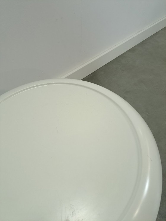 Image 1 of Tavolino bianco Space Age su ruote