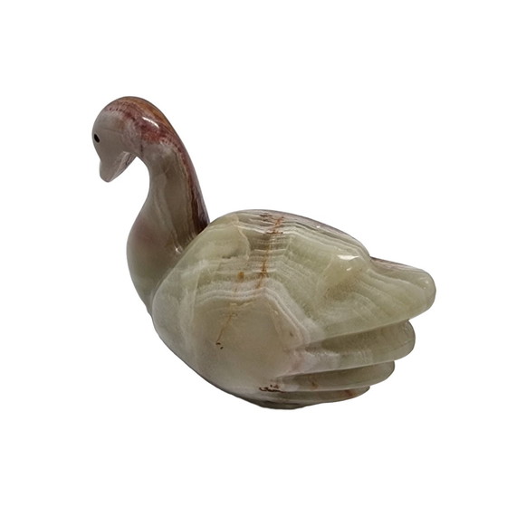 Image 1 of Cigno di marmo d'epoca