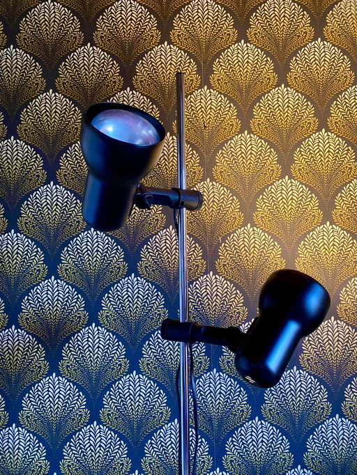 Hustadt Miwi floor lamp floor lamp spotlight 80s NOS new old stock in OVP