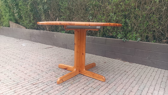 Image 1 of Table de salle à manger vintage Rainder Daumiller style années 1970