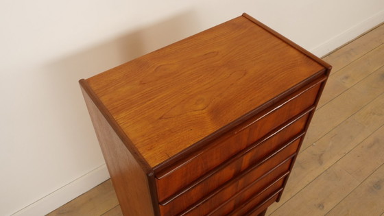 Cassettiera danese vintage | Teak | 6 cassetti | 105 cm – Cassettiere, Wood (photo 4 of 9)