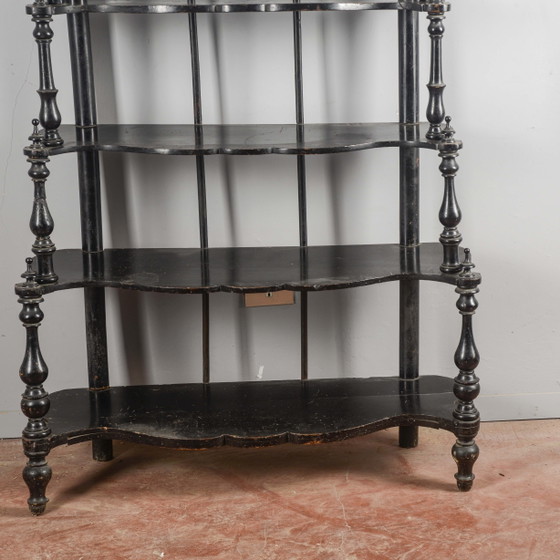 19th Century Étagère Bookcase with Open Shelves – Shelving unit, Klassiek (photo 16 of 39)
