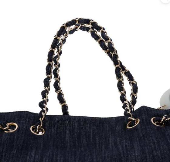 Image 1 of Borsa CHANEL Cambon e Denim Marine - 101139