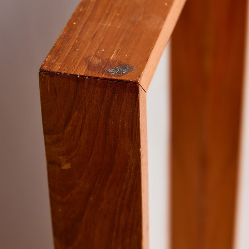 MK10678 Teak framed mirror