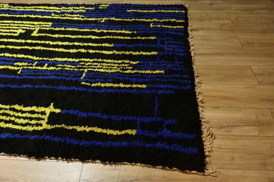 Image 1 of Berber carpet wool rug floor rug new 220 x 290 cm color rug carpet Berber runner large interior unique high pile original