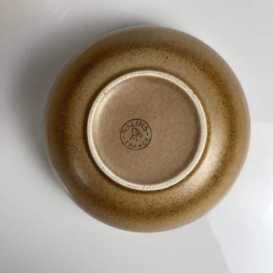 Image 1 of Set aus 9 Salins-Steingutschalen, Brauntöne