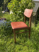 Chaise vintage rétro, chaise de cuisine, années 1960, RDA