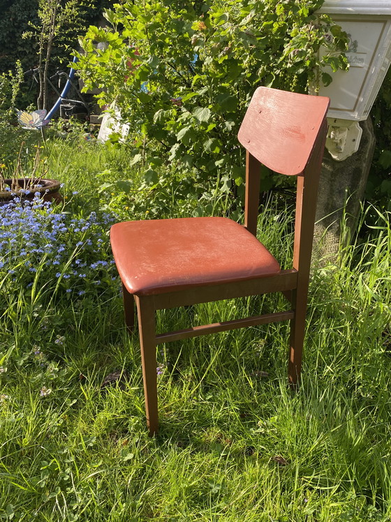 Image 1 of Oude retro vintage stoel, keukenstoel, jaren 60, DDR