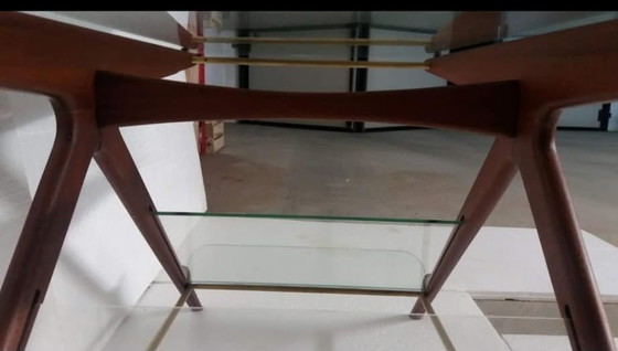 Salontafel van Ico Parisi – Wood, Glass (photo 6 of 6)