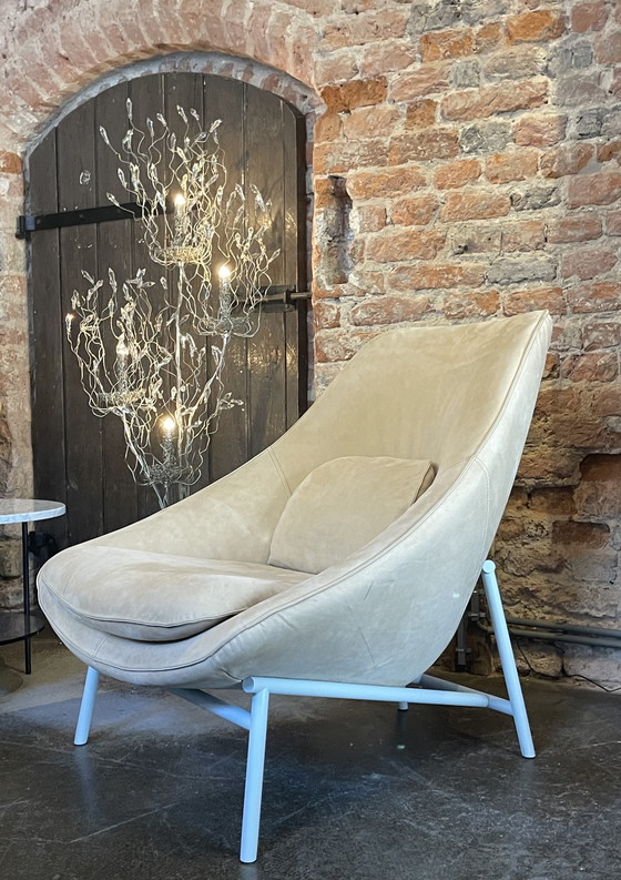 Image 1 of Fauteuil Pode Tresto en magnifique cuir naturel Neron