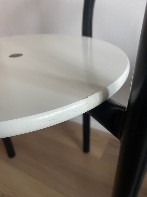 Set di 2 sgabelli di design | Stile Memphis Milano / Gae Aulenti – Metallo, Legno (photo 10 of 12)