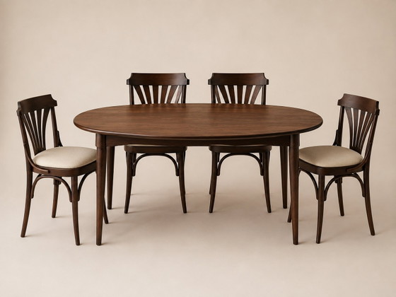 Set di 4 sedie da pranzo vintage scandinave | Danesi – Set da pranzo, Wood (photo 2 of 7)