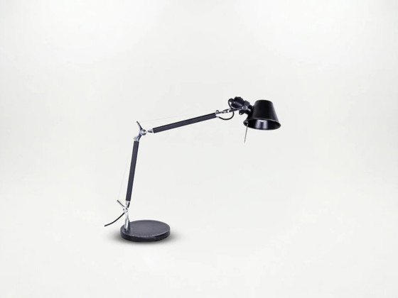Artemide Tolomeo Mini - nero | De Lucchi & Fassina, Lampade da tavolo, Metallo, Cromo, Modern (foto 3 di 5)
