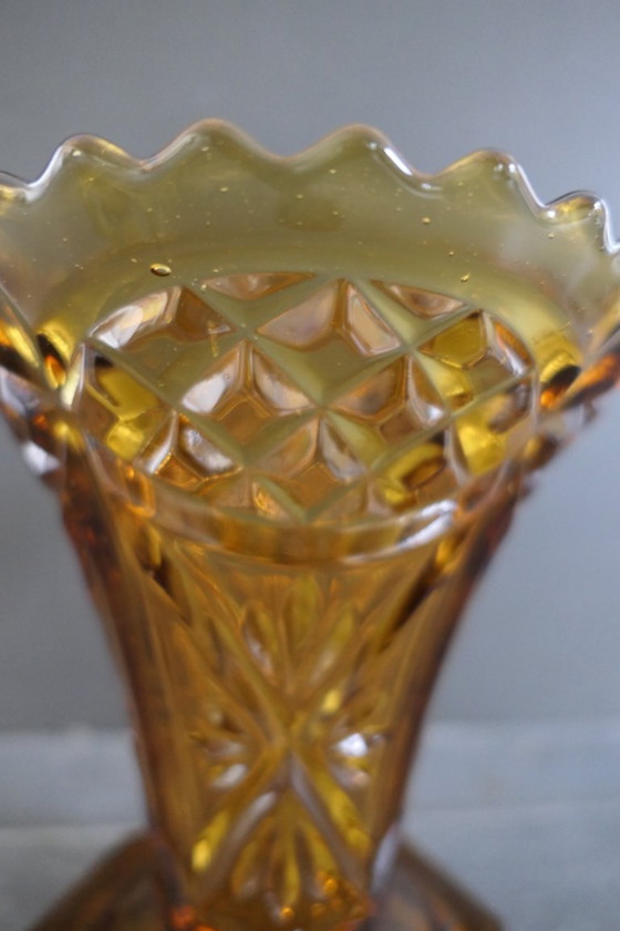 Image 1 of Jarrón Art Déco de Rudolf Schrötter, con flor de piqué