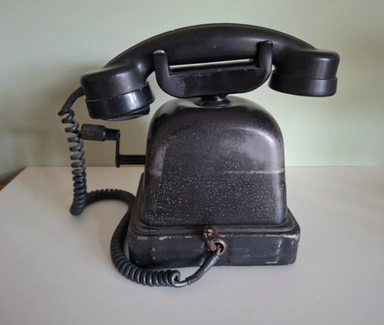 Image 1 of Vintage Bakelite Telephone from 1954: Belgian design atea