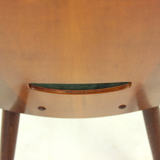 Pair Of Lollipop Chairs By František Jirák For Tatra Nábytok, Czechoslovakia, 1960s – Dining chairs, Textile (photo 13 of 16)