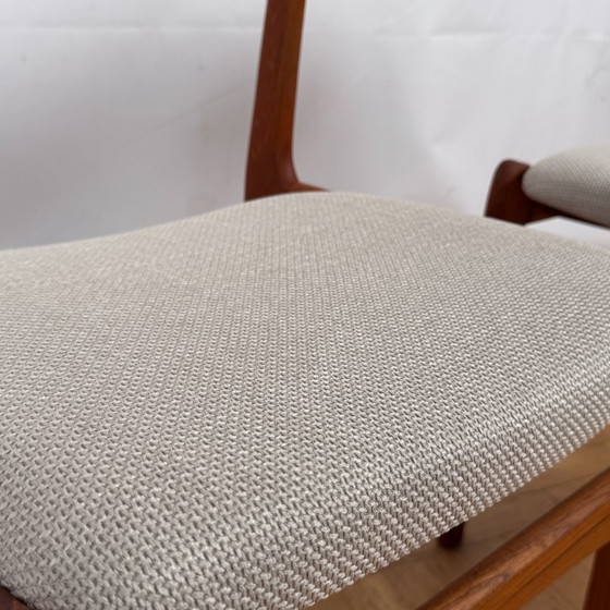 Image 1 of Ensemble de 6 chaises de salle à manger danoises en teck Erik Buch pour O.D. Møbler, années 1960 - Mid-Century Modern