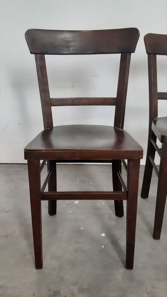 Image 1 of Set di 4 sedie da bistrot Thonet 1920