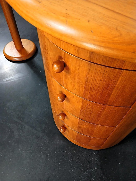 Image 1 of Schreibtisch aus massivem Teakholz von C.F. Christensen für CFC Silkeborg