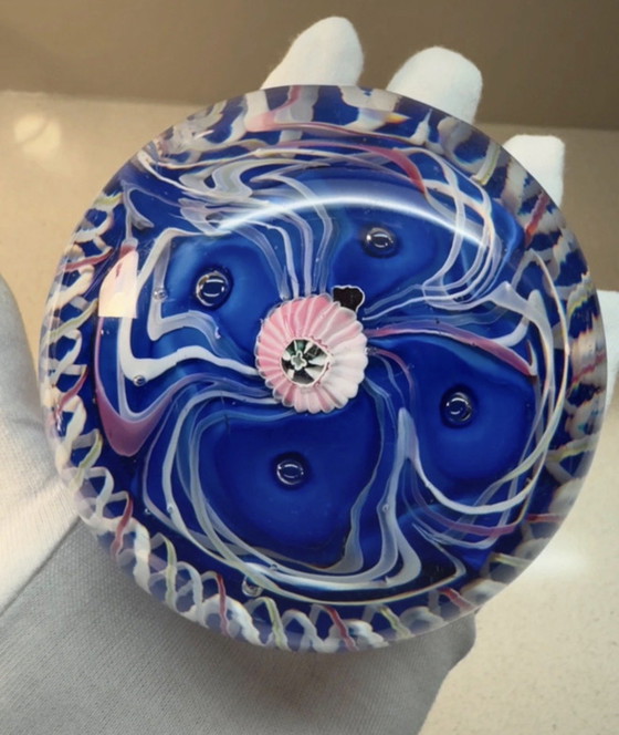 Image 1 of Antique Val Saint Lambert paperweight