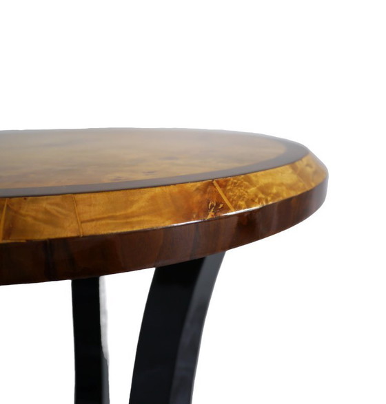 Image 1 of 2 tables d'appoint rondes Art Déco