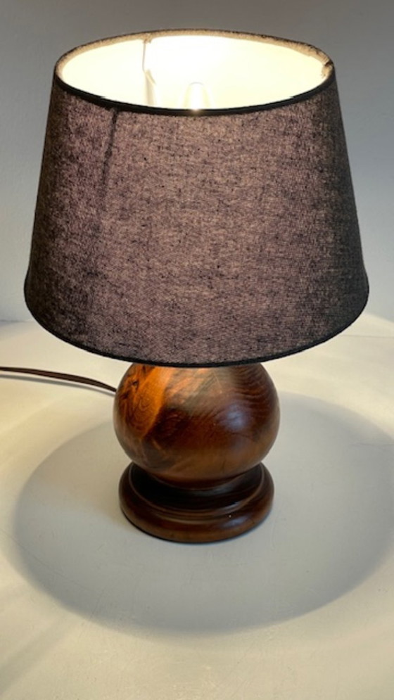 Lámpara de madera maciza estilo rústico – Lámparas de mesa, Canvas (photo 15 of 25)