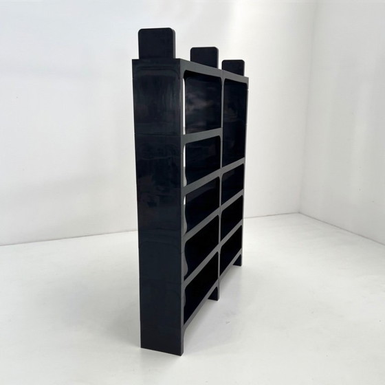 Image 1 of Etagère Modulable Noire par Olaf Von Bohr pour Kartell, 1970s