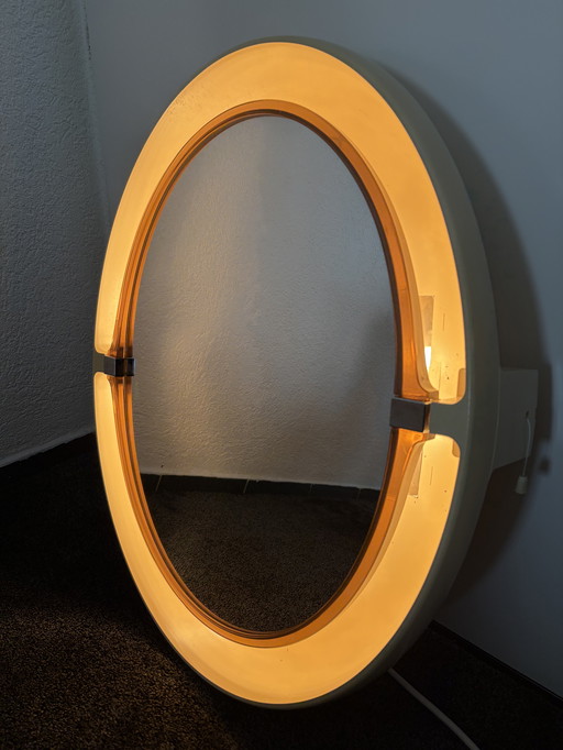 Allibert ovale verlichte spiegel 1970’s