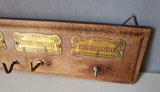 Perchero Art Nouveau francés