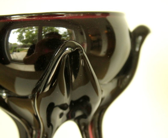 Jarrón de cristal polaco color amatista – Josefina Krosno (años 80) – Jarrones, Glass (photo 5 of 12)