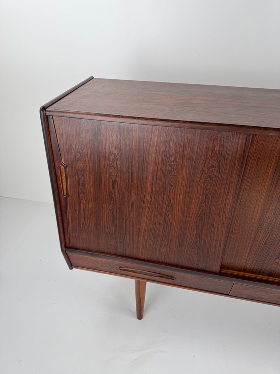 Image 1 of Ærthøj Jensen & Mølholm Rosewood Sideboard – Danish Craftsmanship with Hidden Bar