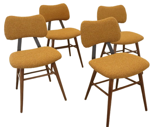 4x sillas de comedor 'Ingon' vintage 