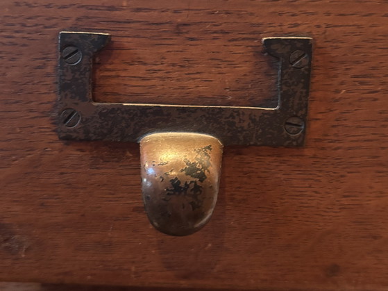 Vintage Filing Cabinet Art Deco/Early Industrial - 1920s – Metal, Wood (photo 7 of 14)