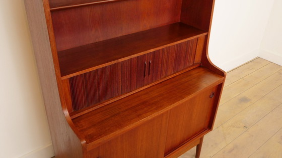 Image 1 of Vintage boekenkast | Secretaire | Teak | Johannes Sorth