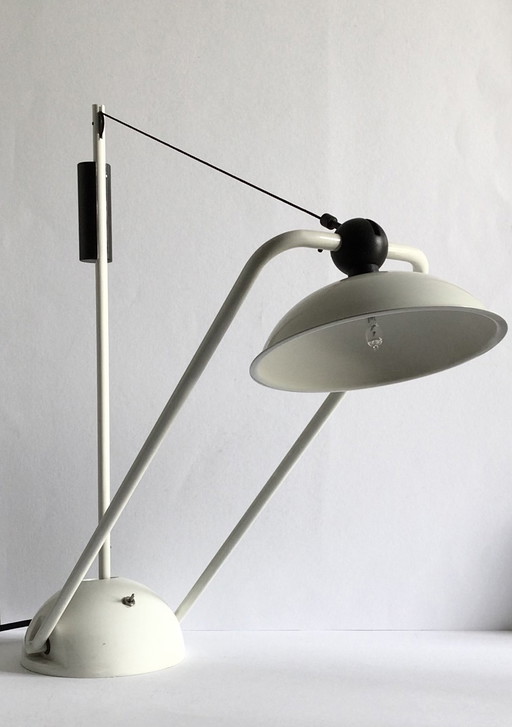 Lampe de table design vintage contrepoids, Italie
