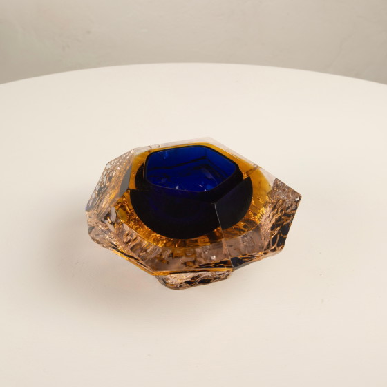 Cendrier sculptural en verre submergé par Gianfranco Mandruzzato Murano 1970 – Accessoires de table, Modern (photo 22 of 22)
