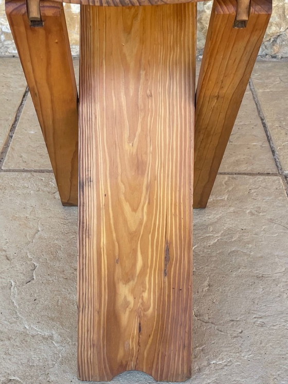 Image 1 of Mid-Century, TS Folding Stool, by Roger Tallon for Sentou, 1970s