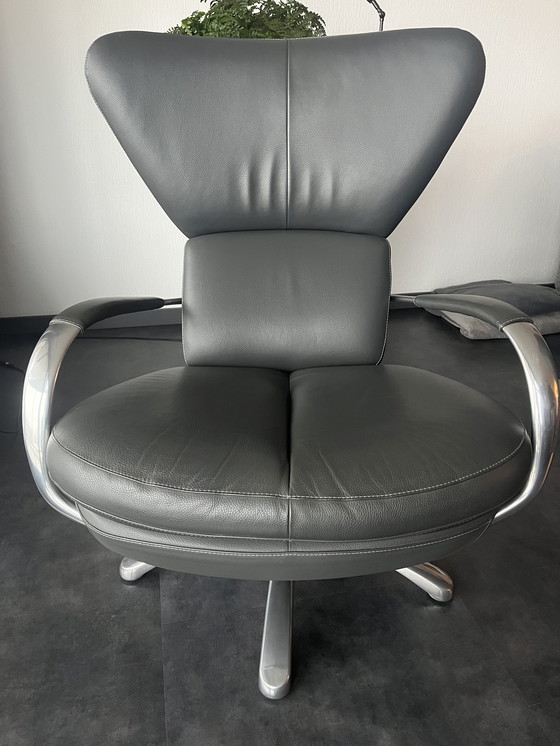 Image 1 of Leolux Formi Sessel mit Fußhocker