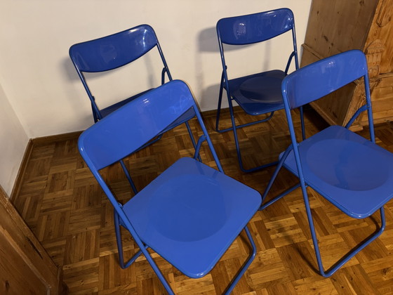 Image 1 of Vintage Ikea Niels Gammelgard TED-stoelen, set van 4