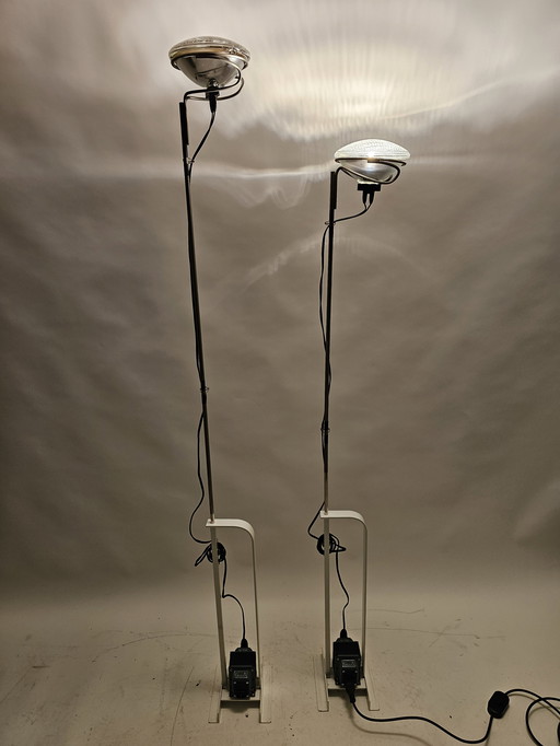 Set di 2 lampade da terra Toio vecchia versione originale Flos