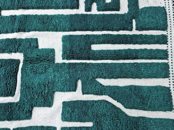 Tappeto berbero verde fatto a mano – Autentico tappeto marocchino in lana 200/300 – Tappeti, Wool (photo 4 of 7)
