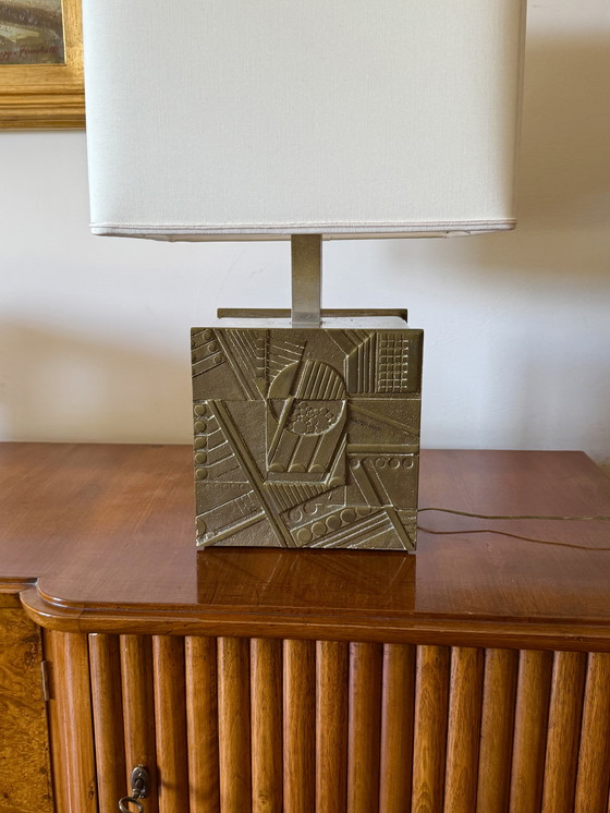 Image 1 of Luciano Frigerio, base de lampe de table Hollywood Regency, Italie 1970