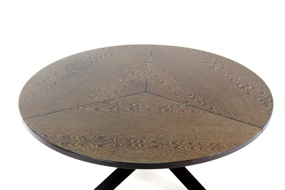 Image 1 of Gerard Geytenbeek wenge round dining table vintage