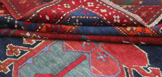 Image 1 of Antieke Russische Kaukasische Ghazni Kazak Shirvan, meer dan 100 jaar oud, 280 x 175 cm