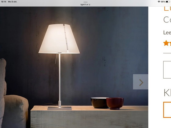 Image 1 of Designlamp Costanzia van Paolo Rizzatto in perfecte staat.